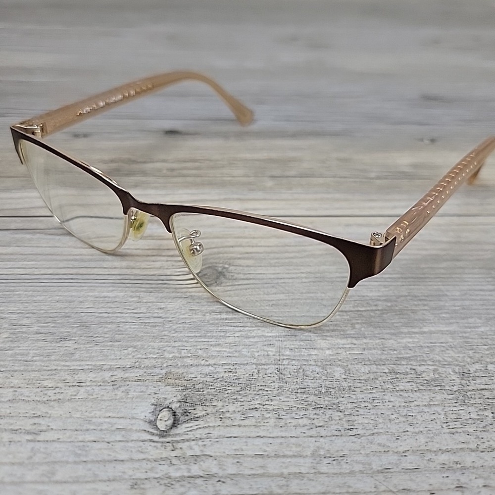 COACH‎ HC5067 T 9234 Eyeglass Frames Satin Brown LT GLD Crystal LT BRN 51/17 135